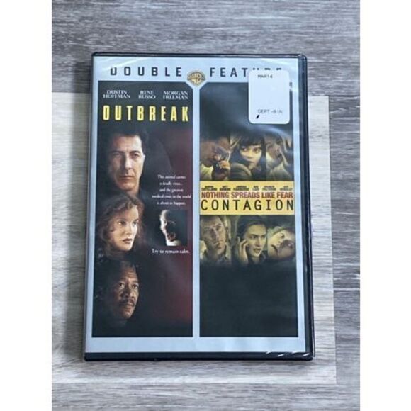 Contagion / Outbreak Double Feature (DVD) BRAND NEW & SEALED Thriller 2 Pack - Picture 1 of 4